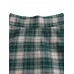 Women Plaid Pattern Long Style Calf Length Elastic Casual Skirts